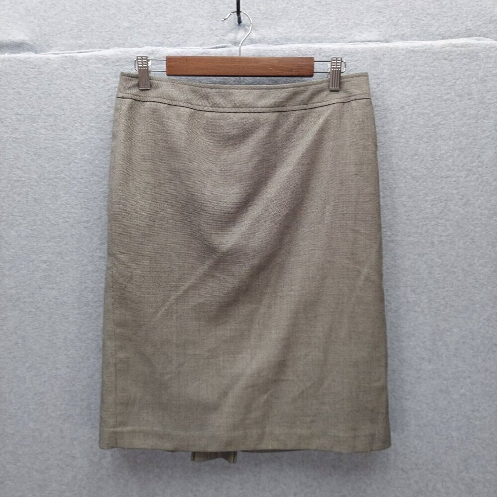 ANN TAYLOR ☆ Gray Knee Length Pencil Skirt ☆ Career Business ☆ Size 8